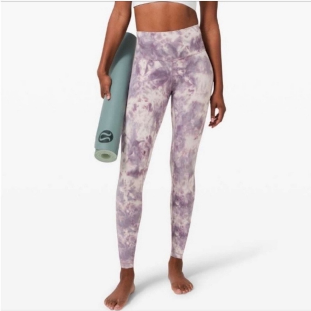lululemon Align™ Pant 25" *Diamond Dye, Pink Bliss Graphite Purple, Size 2